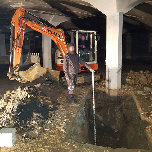 Industriegebäude in Kulmbach - Untersuchung der Bestandsgründung