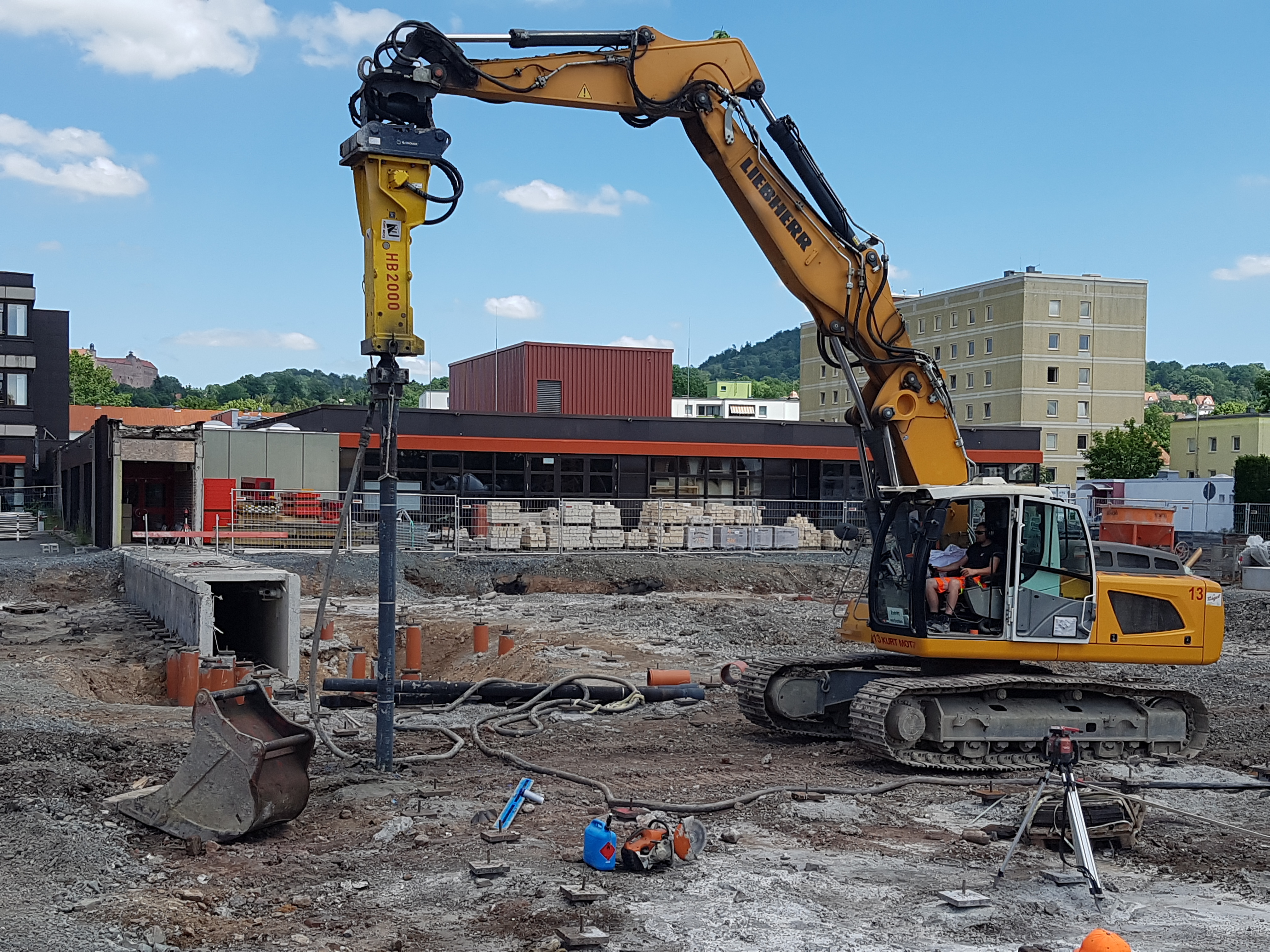 Berufsschule Kulmbach - Gründung mit duktilen Gusspfählen