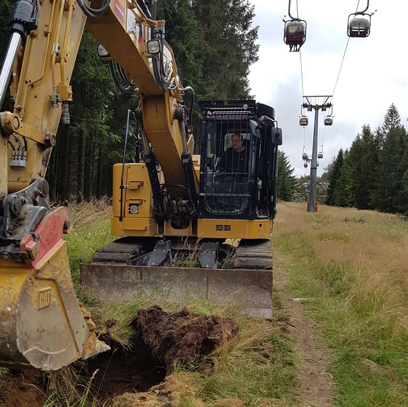 Seilbahn Ochsenkopf - Baugrunduntersuchung