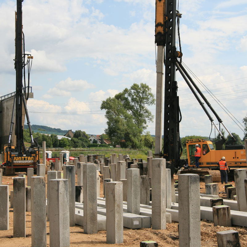 Bahnbrücke bei Bindlach - Ertüchtigung Dammaufstandsfläche