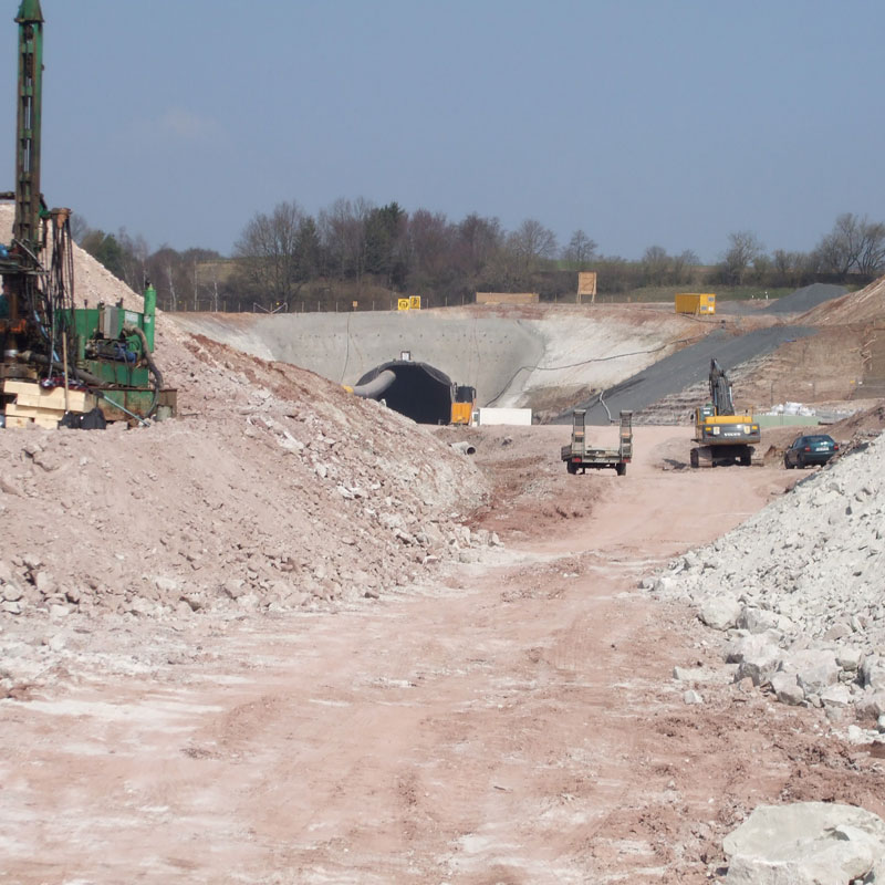 ICE-Neubaustrecke Ebensfeld-Erfurt, Anbindung Coburg - Fremdüberwachung Geotechnik