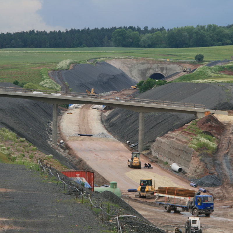 ICE-Neubaustrecke Ebensfeld-Erfurt, Anbindung Coburg - Fremdüberwachung Geotechnik