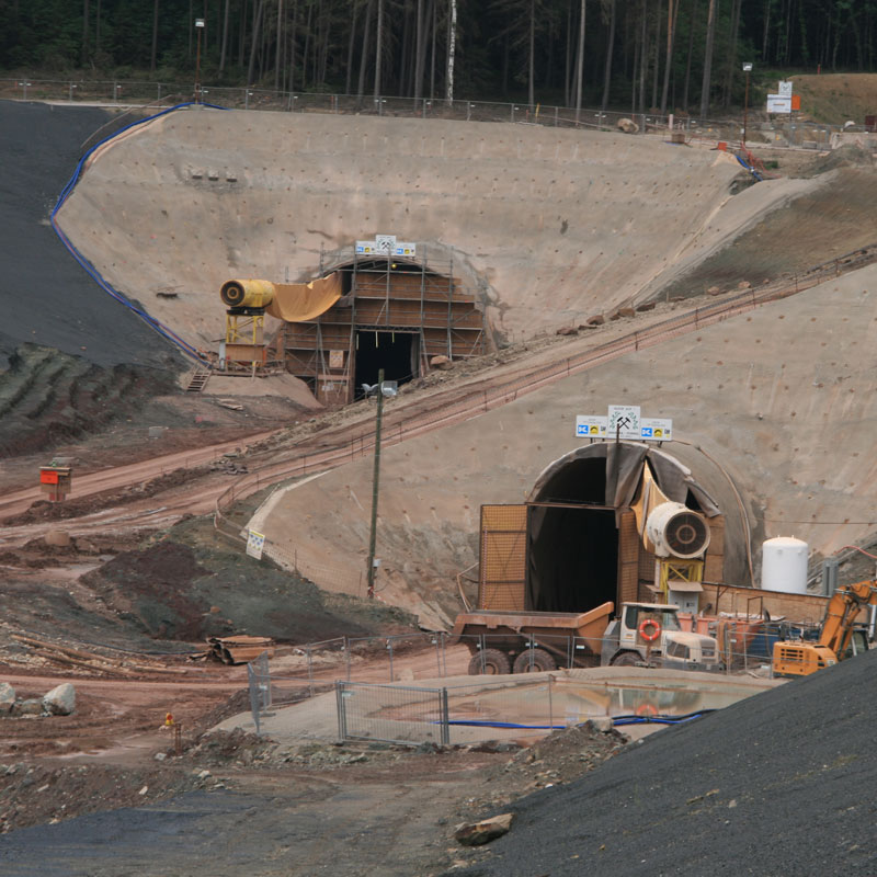 ICE-Neubaustrecke Ebensfeld-Erfurt, Anbindung Coburg - Fremdüberwachung Geotechnik