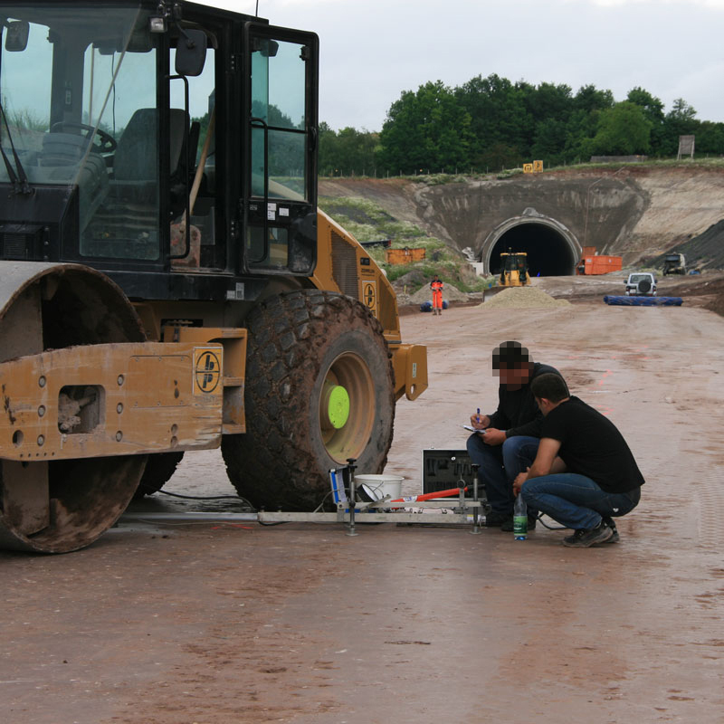 ICE-Neubaustrecke Ebensfeld-Erfurt, Anbindung Coburg - Fremdüberwachung Geotechnik