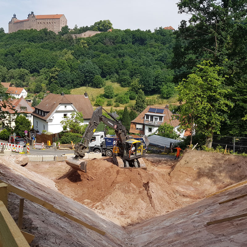 Pumpwerk Rehleite Kulmbach - Standsicherheitsnachweis Baugrube