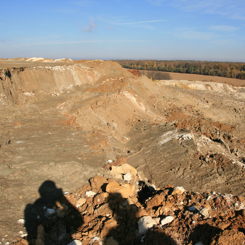 Rutschung von Tagebaukippen, Ukraine - Sicherungskonzept