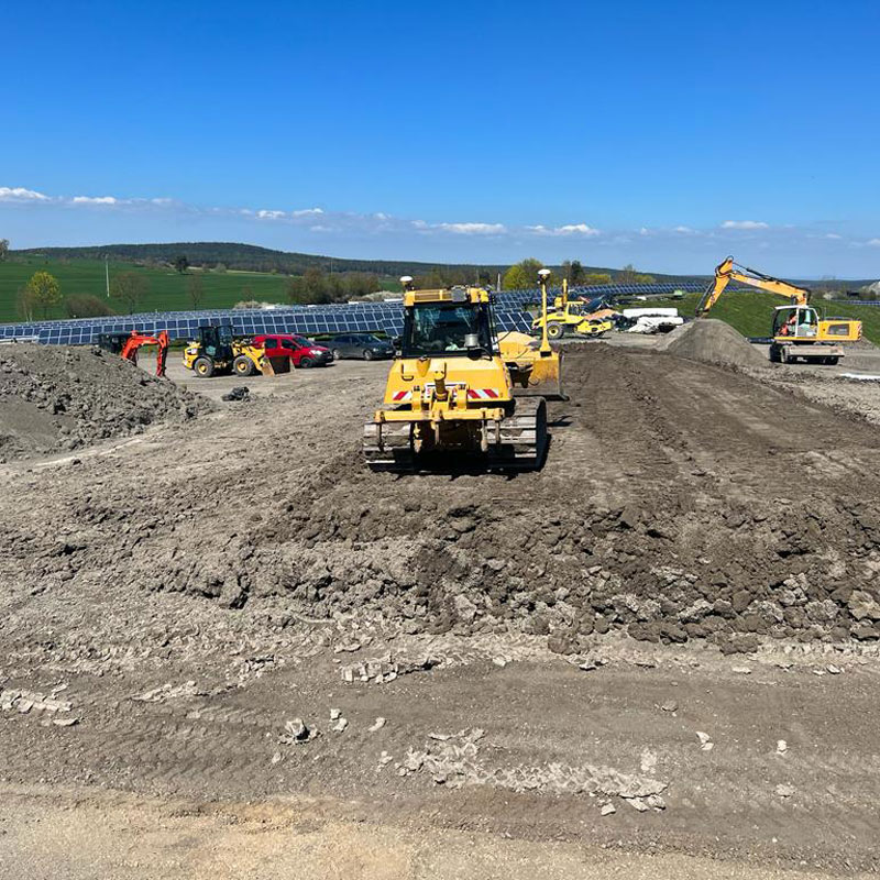 Deponie Steinmühle - Probefeld mineralische Dichtung